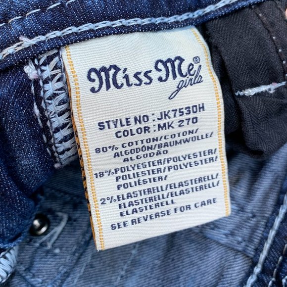 Miss Me Girls Shorts - Love Peace Doves - RARE HTF - Picture 11 of 12